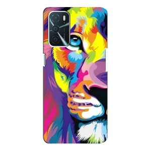Чохол з картинкою на Oppo A16 (Яскравий Лев)