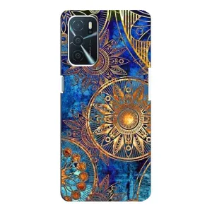 Чехлы со смыслом для Oppo A16 (Золотые узоры)