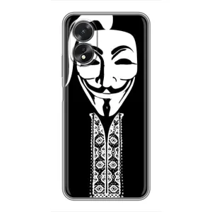 Чехол с рисунком «Анонимус» для OPPO A17