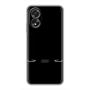 Силіконовий бампер з картинкою машини на Oppo A17 (Сілует Audi)