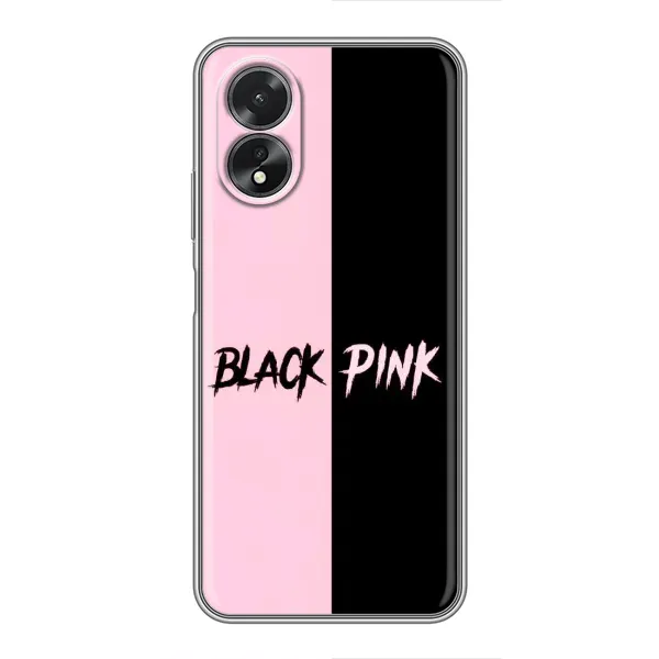 Чехол с рисунком «BLACK PINK» для OPPO A17
