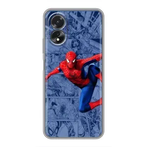 Силіконовий Чохол для Oppo A17 (Людина павук)