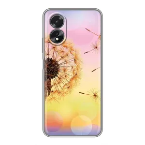 Силіконовий Чохол з кульбабками на Oppo A17 (Квітка-кульбаба)