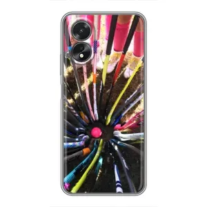 Чехлы с принтом Спортивная тематика для Oppo A17 (Флорбол)