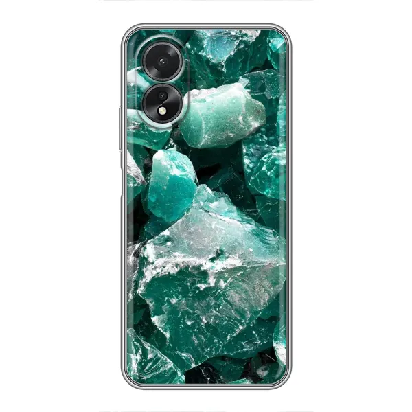 Чехол с рисунком «Изумруд» для OPPO A17