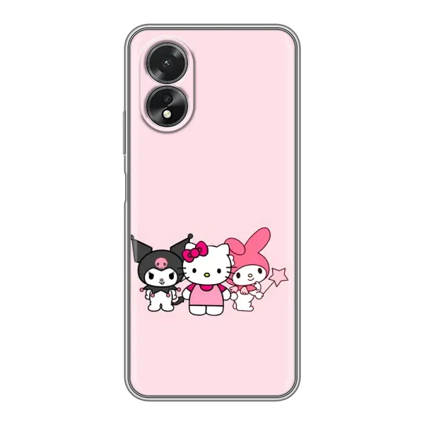 Чехол с рисунком «Куроми Мелоди Китти» для OPPO A17 Чехол с рисунком «Куроми Мелоди Китти» для OPPO A17