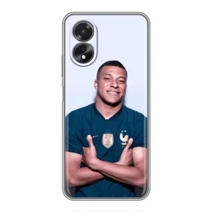 Чехол (TPU) с Футболистом на Oppo A17 (Мбаппешичка)