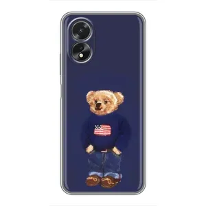 Чехлы Мишка Тедди для Оппо А17/17К (Мишка USA)