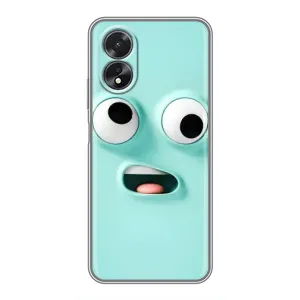 Чехол с рисунком «Забавное мятное лицо» для OPPO A17