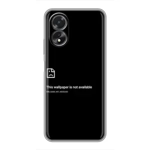 Чехол с рисунком «Ошибка» для OPPO A17