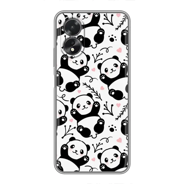 Чехол с рисунком «Пандочки» для OPPO A17 Чехол с рисунком «Пандочки» для OPPO A17