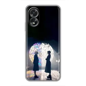 Чохол з картинкою Венсдей на Oppo A17 (Внсдей і Енід)