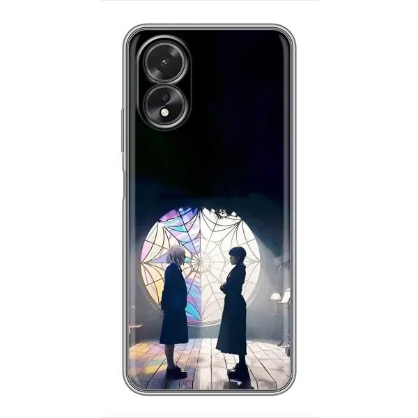 Чехол с рисунком «Уэнсдей и Энди» для OPPO A17 Чехол с рисунком «Уэнсдей и Энди» для OPPO A17