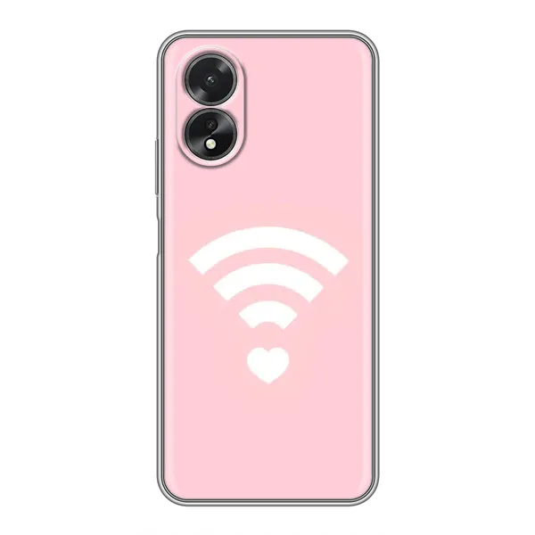 Чехол с рисунком «WiFi Love» для OPPO A17 Чехол с рисунком «WiFi Love» для OPPO A17