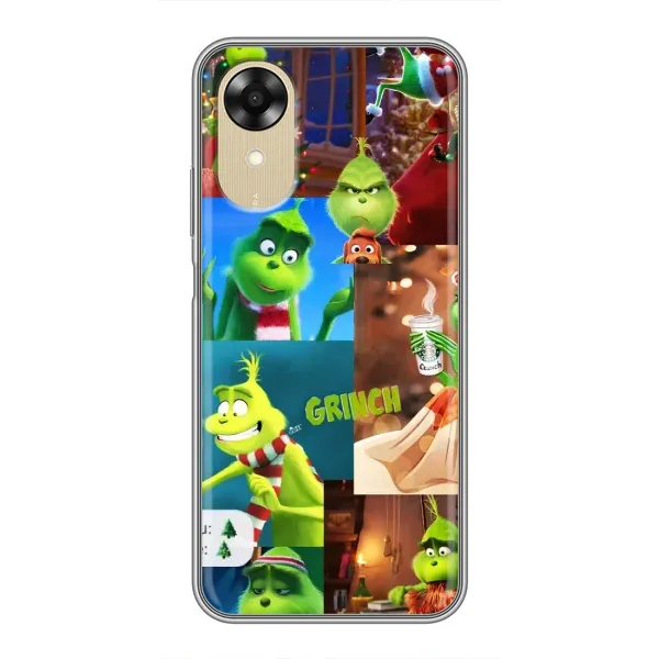 Чехол с рисунком «Арт Гринч» для OPPO A17k Чехол с рисунком «Арт Гринч» для OPPO A17k