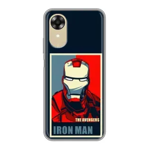 Чехол Супергерой Железный человек на Oppo A17k (Art Iron man)