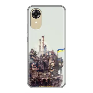 Чехлы на военную тематику для Oppo A17k (Азовсталь)
