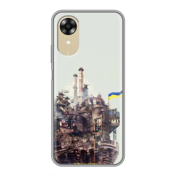 Чехол с рисунком «Азовсталь» для OPPO A17k Чехол с рисунком «Азовсталь» для OPPO A17k