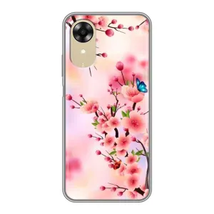 Чохол з картинкою Сакури на Oppo A17k (Метелики на сакурі)