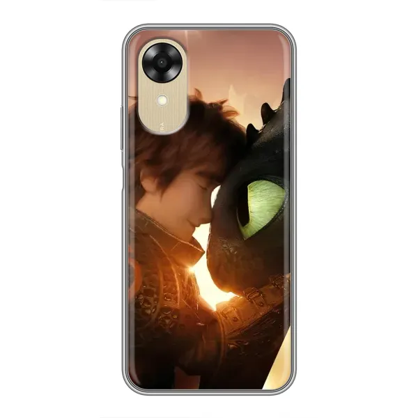 Чехол с рисунком «Беззубик и Иккинг» для OPPO A17k Чехол с рисунком «Беззубик и Иккинг» для OPPO A17k