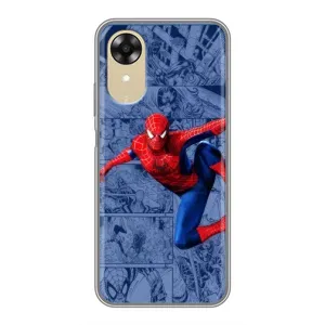 Силиконовый Чехол для Oppo A17k (Человек Паук)