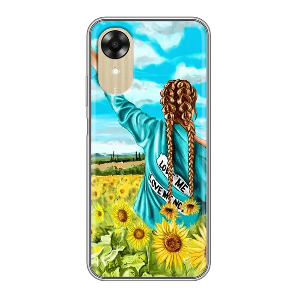 Чехол с рисунком «Девушка на поле» для OPPO A17k Чехол с рисунком «Девушка на поле» для OPPO A17k
