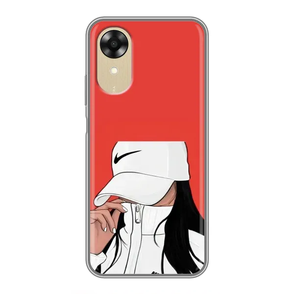 Чехол с рисунком «Девушка Nike» для OPPO A17k Чехол с рисунком «Девушка Nike» для OPPO A17k