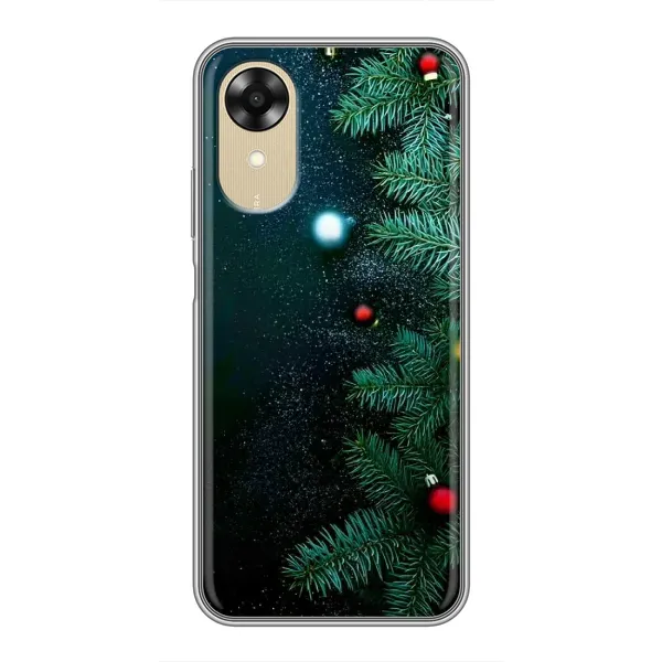 Чехол с рисунком «Елка» для OPPO A17k