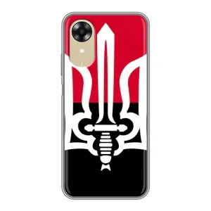 Чехлы УПА (Красно-Чёрный) на Oppo A17k (Герб Украины)