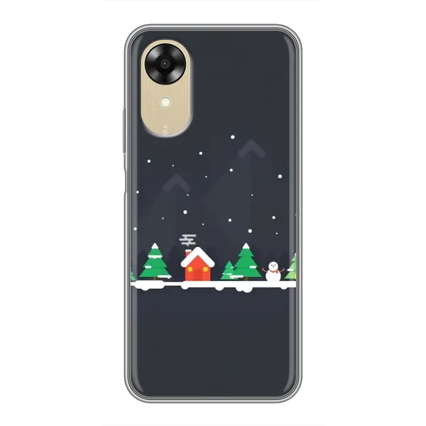 Чехол с рисунком «Город зимний» для OPPO A17k Чехол с рисунком «Город зимний» для OPPO A17k