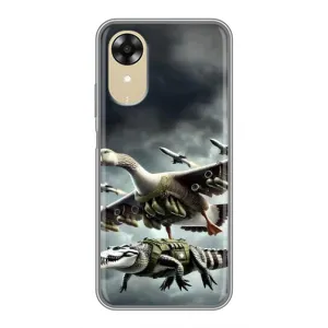 Чохол з мемами траралело тралала для Oppo A17k (Гусіні і крокоділо)