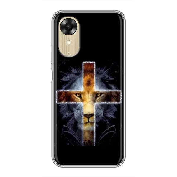 Чехол с рисунком «Иисус Лев» для OPPO A17k