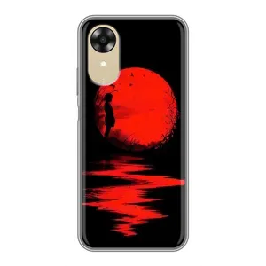 Літній Чохол на Oppo A17k (Червоний Захід сонця)