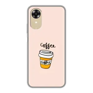 Чохол з зображенням смачної їжі для Oppo A17k (Кружка Кави)