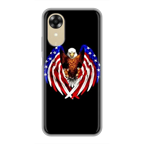Чехол с рисунком «Крылья США» для OPPO A17k