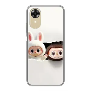 Чохол з принтом Лабубу для Oppo A17k (Фігурки Labubu)
