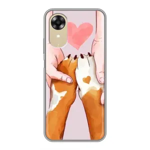 Чохол (ТПУ) Милі песики для Oppo A17k (Любов до собак)