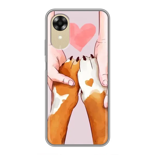 Чехол с рисунком «Любовь к собакам» для OPPO A17k Чехол с рисунком «Любовь к собакам» для OPPO A17k
