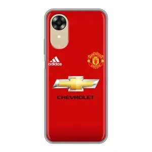 Силиконовые Чехлы принт Футбол на Oppo A17k (Man United)