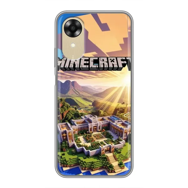 Чехол с рисунком «MINECRAFT» для OPPO A17k Чехол с рисунком «MINECRAFT» для OPPO A17k