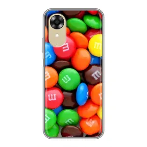 Чохол з зображенням смачної їжі для Oppo A17k (Різнокольорові M&M'S)