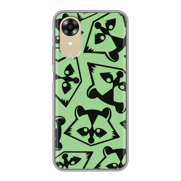 Чехол с рисунком «Мордочки Енота» для OPPO A17k Чехол с рисунком «Мордочки Енота» для OPPO A17k