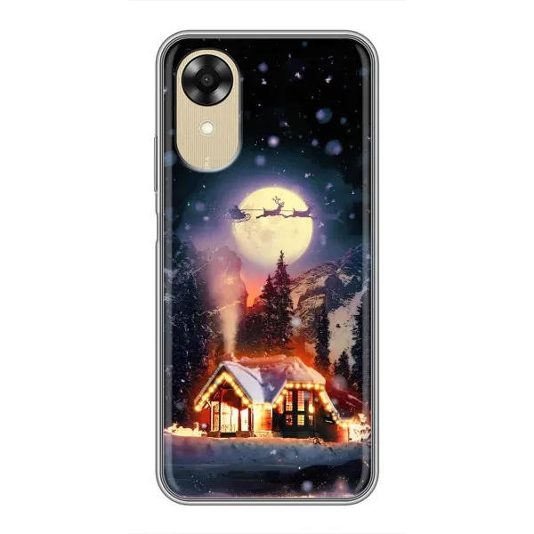 Чехол с рисунком «Настроение зимнее» для OPPO A17k