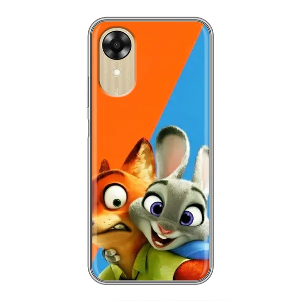 Чехол с рисунком «Ник и Хопс» для OPPO A17k