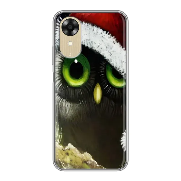 Чехол с рисунком «Новогодняя Сова» для OPPO A17k Чехол с рисунком «Новогодняя Сова» для OPPO A17k