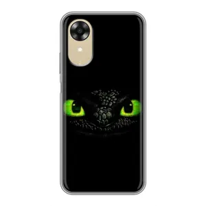Чехол дракон Беззубик для Oppo A17k (Глаза Беззубика)