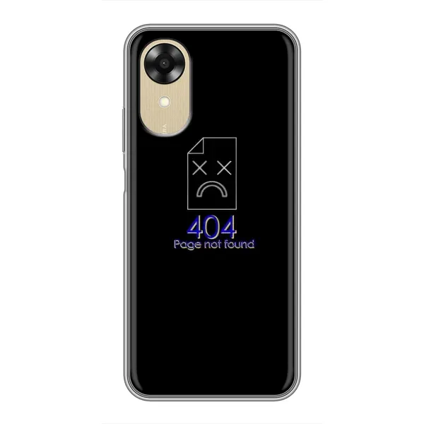 Чехол с рисунком «Ошибка 404» для OPPO A17k