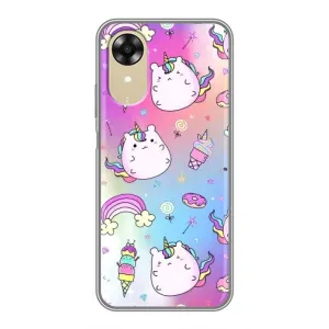 Чохол Unicorn на Oppo A17k (Веселка і Єдинорог)