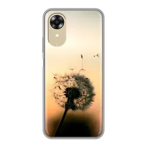 Силіконовий Чохол з кульбабками на Oppo A17k (Роздмухана кульбабка)