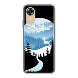 Силіконовий бампер на різдво для Oppo A17k (Різдвяний Олень)